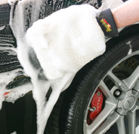 car wash by hand with care at lux detail